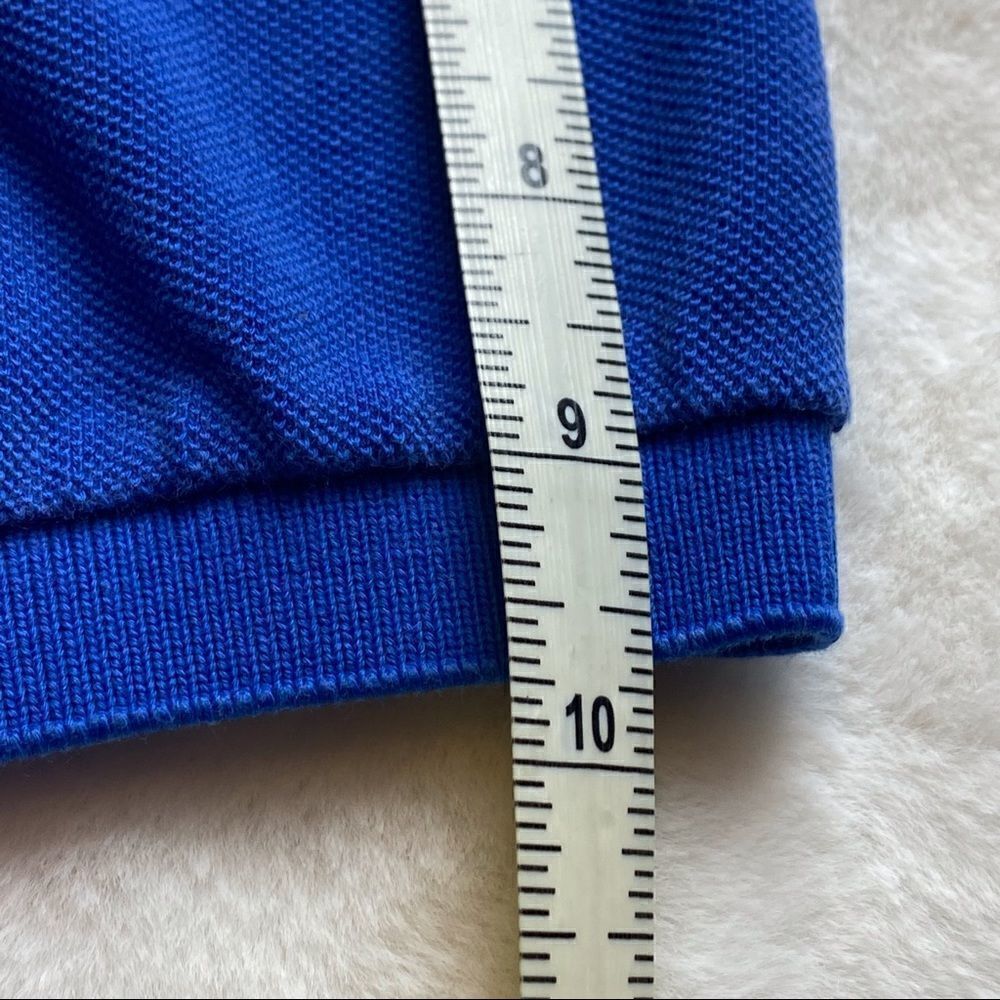 Lacoste Vintage Blue Polo Size 9 - Picture 10 of 10